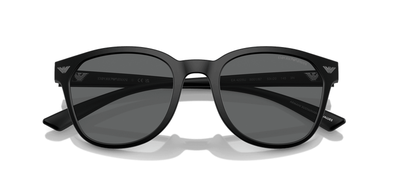 Emporio Armani EA4225U in Matte Black / Dark Grey (500187) - Alternate View
