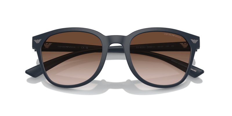 Emporio Armani EA4225U in Matte Blue / Gradient Brown (508813) - Alternate View