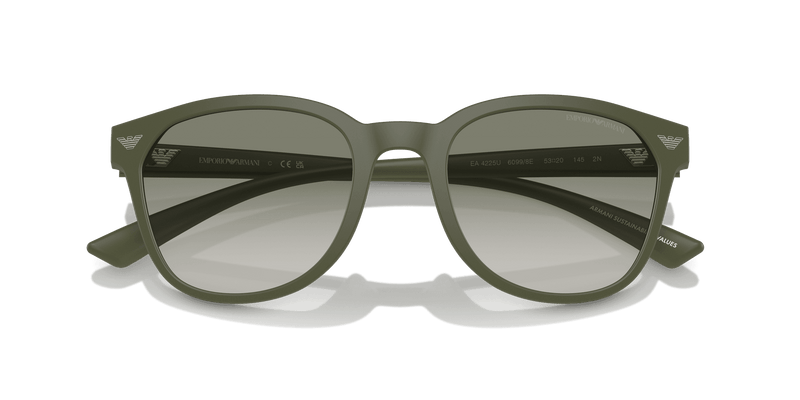Emporio Armani EA4225U in Matte Green / Green Gradient (60998E) - Alternate View