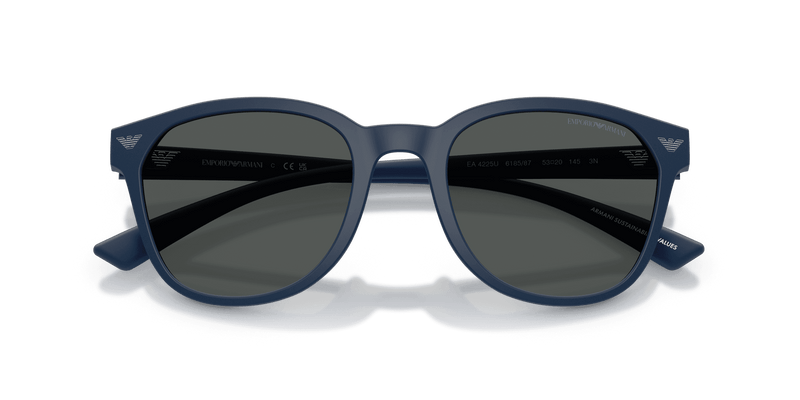 Emporio Armani EA4225U in Matte Navy Blue / Dark Grey (618587) - Side View