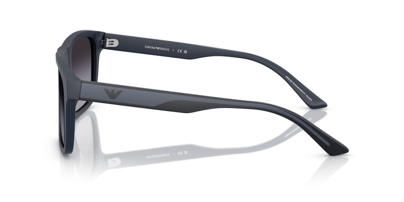 Emporio Armani EA4232 in Matte Blue / Grey Gradient - Side View