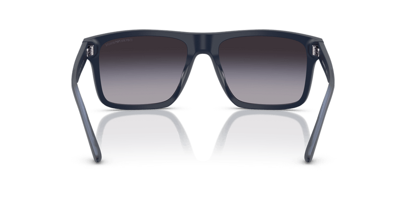 Emporio Armani EA4232 in Matte Blue / Grey Gradient - Back View