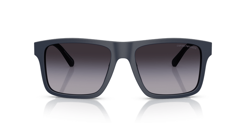 Emporio Armani EA4232 in Matte Blue / Grey Gradient - Temple Detail
