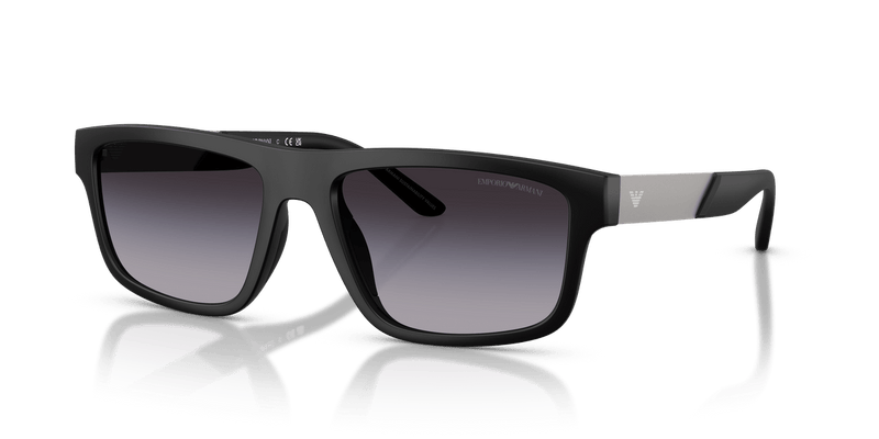 Emporio Armani EA4244U in Matte Black / Grey Gradient - Front View