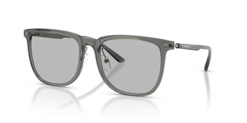 Emporio Armani EA4255D in Shiny Transparent Grey / Light Grey - Alternate View