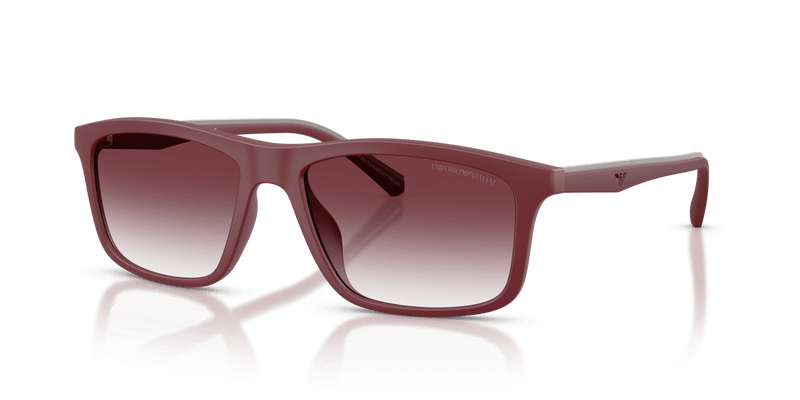 Emporio Armani EA4257U in Matte Bordeaux / Clear Gradient Dark Violet - Alternate View