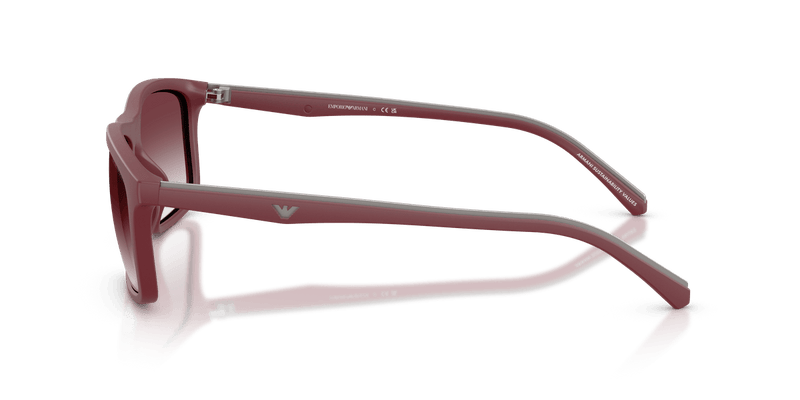 Emporio Armani EA4257U in Matte Bordeaux / Clear Gradient Dark Violet - Alternate View
