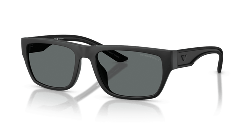Rubberized Matte Black / Dark Grey Polarized (500181)