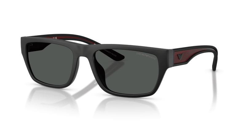 Emporio Armani EA4267U in Rubberized Matte Black / Dark Grey (500987) (500987) - Alternate View