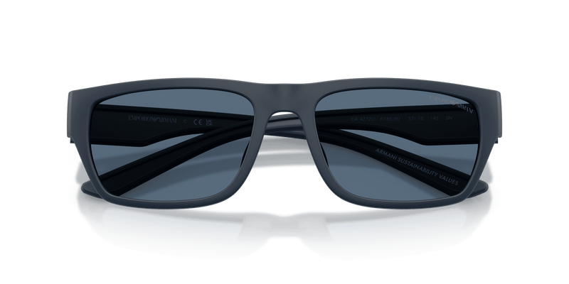 Emporio Armani EA4267U in Rubberized Matte Blue / Dark Blue (618580) - Alternate View