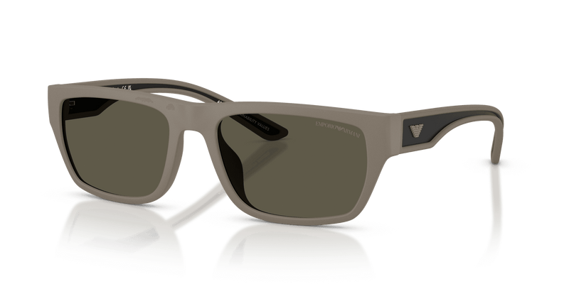 Emporio Armani EA4267U in Rubberized Matte Light Brown / Dark Grey (636187) - Alternate View