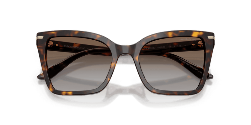 Emporio Armani EA4273BU in Shiny Havana / Grey Gradient Brown (502689) - Alternate View