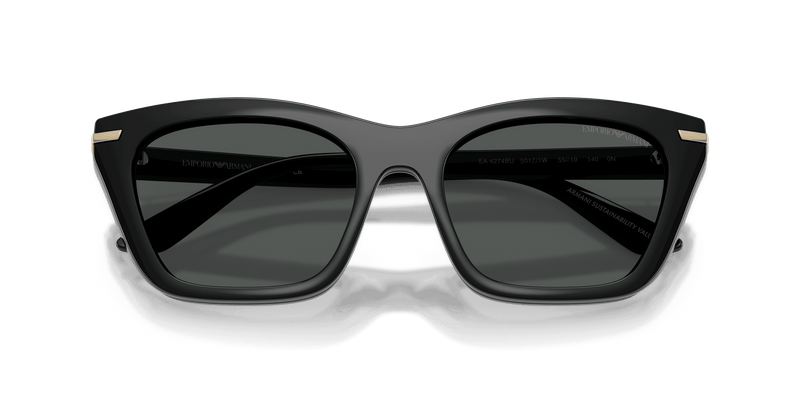 Emporio Armani EA4274BU in Shiny Black / Clear (50171W) - Alternate View