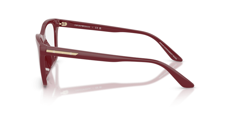 Emporio Armani EA4274BU in Shiny Bordeaux / Clear (52611W) - Alternate View