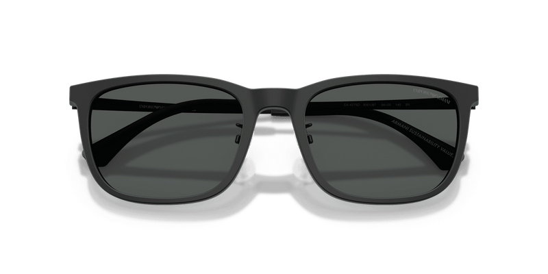 Emporio Armani EA4275D in Matte Black / Dark Grey (500187) - Side View