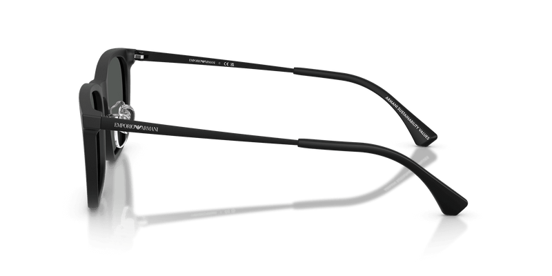 Emporio Armani EA4275D in Matte Black / Dark Grey (500187) - Temple Detail
