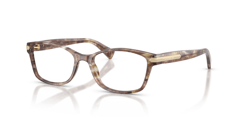 Coach HC6065 in Light Brown Confetti Tortoise / Demo Lens - Alternate View