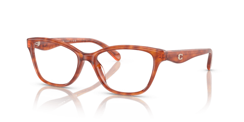 Coach HC6243U in Caramel Tortoise / Demo Lens - Alternate View