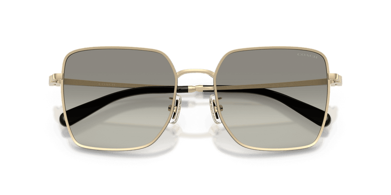 Coach CBZ51 HC7184D in Shiny Light Gold/Black / Grey Gradient (94643C) - Front View