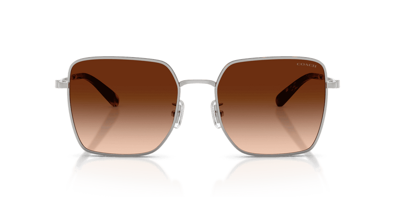 Coach CBZ51 HC7184D in Silver/Dark Tortoise / Brown Gradient (94775M) - Back View