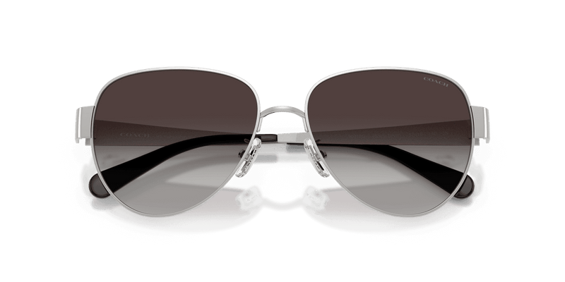 Coach CDP37 HC7186 in Shiny Silver / Grey Gradient (90018G) - Side View