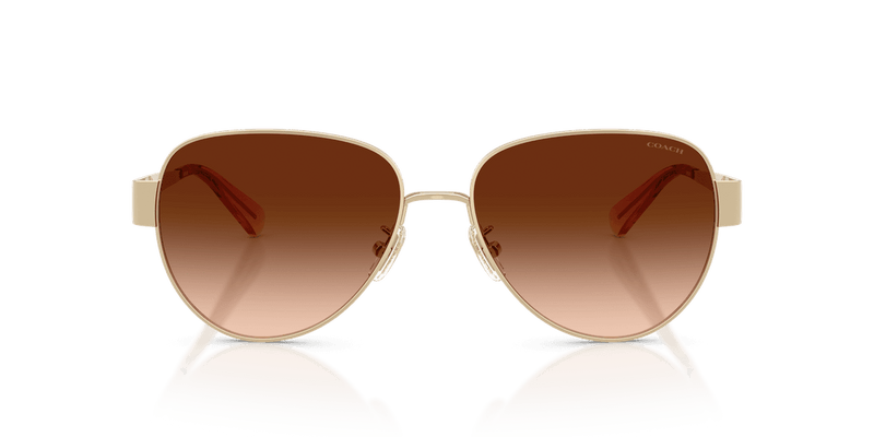 Coach CDP37 HC7186 in Shiny Light Gold / Brown Gradient (900574) - Alternate View