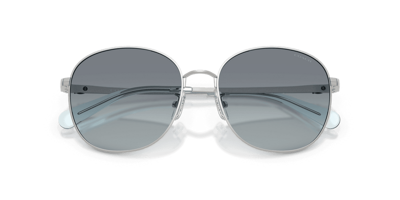 Coach CDP39 HC7189 in Shiny Silver / Ocean Gradient (900119) - Side View