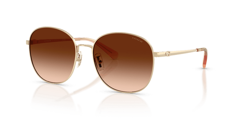 Coach CDP39 HC7189 in Shiny Light Gold / Brown Gradient (900574) - Alternate View