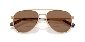 Satin Light Gold / Brown Solid (900513)