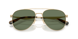 Satin Light Gold / Green Solid (900582)