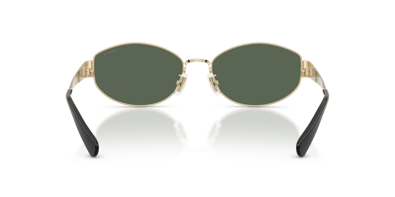 Coach CDP44 HC7192D in Shiny Light Gold / Dark Green Solid (900571) - Alternate View