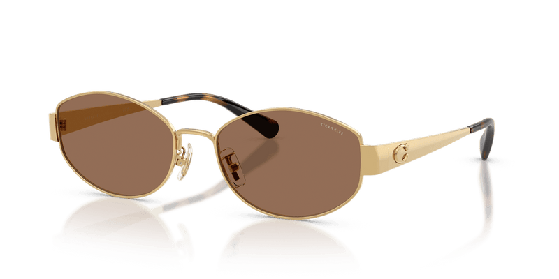 Coach CDP44 HC7192D in Shiny Gold / Dark Brown Solid (944113) - Alternate View