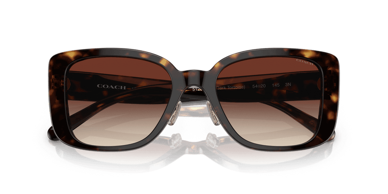 Coach CD472 HC8352 in Dark Tortoise / Dark Brown Gradient (512013) - Alternate View