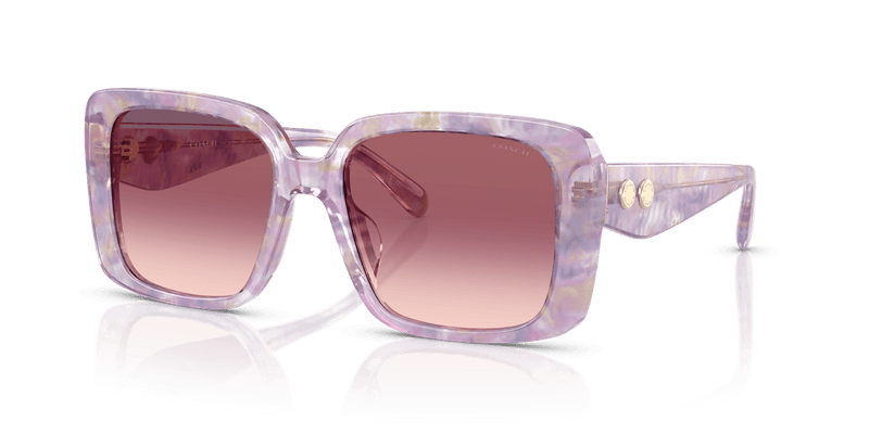 Coach CAD54 HC8424U in Pearlized Purple Watercolor / Puple Pink Gradient - Alternate View