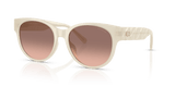Milky White / Brown Pink Gradient