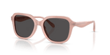 Milky Dark Pink / Grey Solid