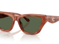 Caramel Tortoise / Green Solid Polarized (57749A)