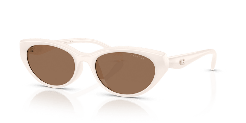 Coach CDP42 HC8456D in Milky Cloud / Brown Solid (579073) - Front View