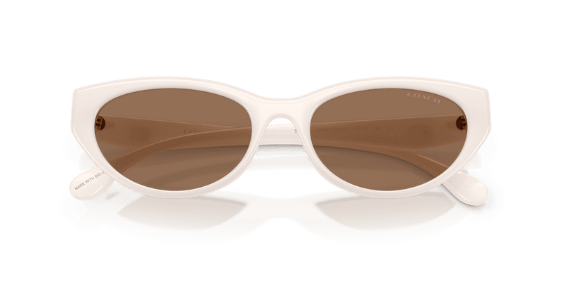 Coach CDP42 HC8456D in Milky Cloud / Brown Solid (579073) - Side View