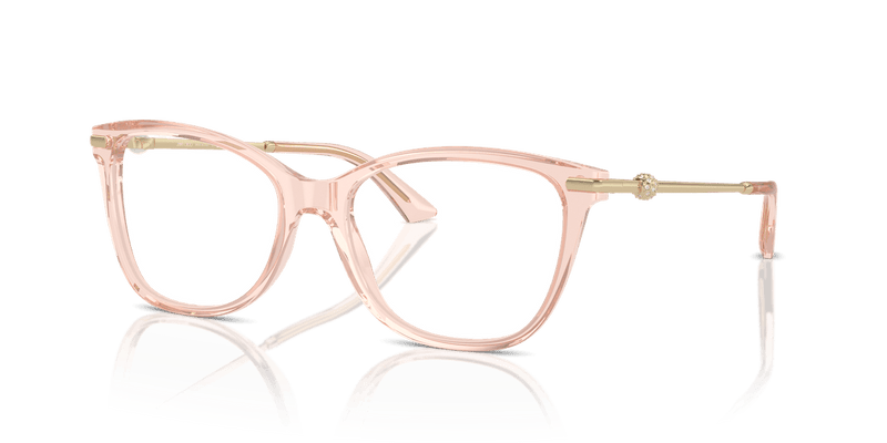 Jimmy Choo JC3007HB in Transparent Pink / Demo Lens - Front View