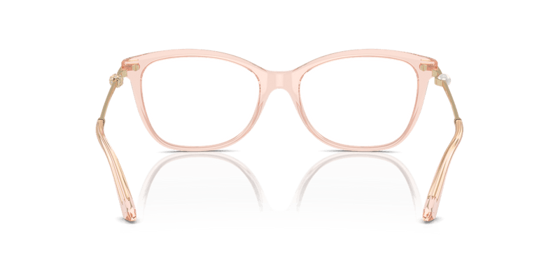 Jimmy Choo JC3007HB in Transparent Pink / Demo Lens - Back View