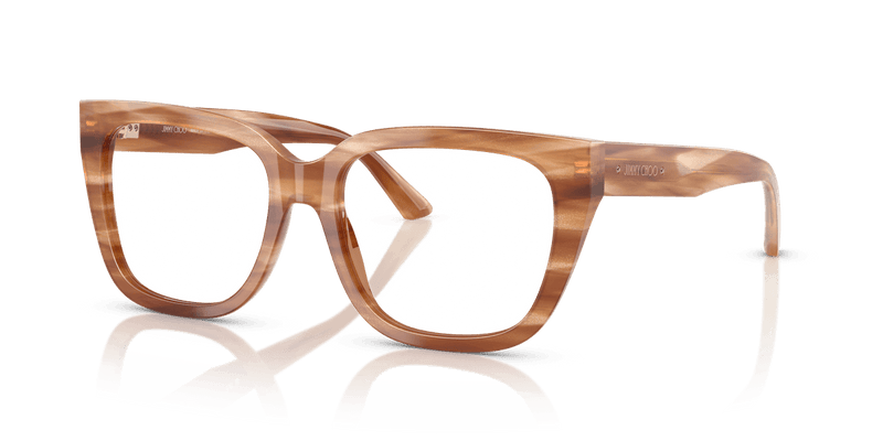 Jimmy Choo JC3019B in Striped Havana Glitter Brown (5055) - Alternate View