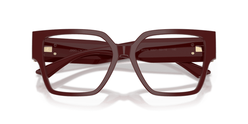 Jimmy Choo JC3032B in Cranberry (5057) - Side View