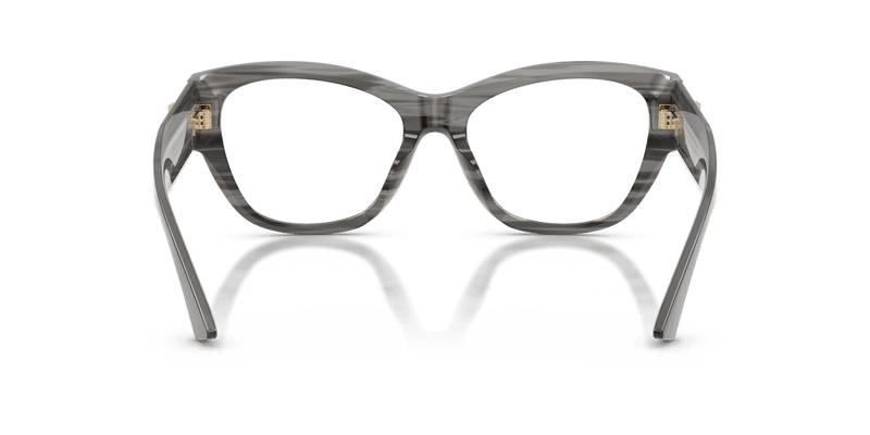 Jimmy Choo JC3033BU in Striped Black / Demo Lens - Alternate View