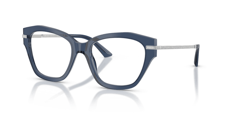 Jimmy Choo JC3043J in Transparent Navy / Demo Lens - Alternate View