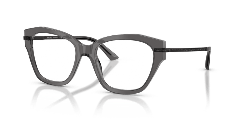 Jimmy Choo JC3043J in Transparent Black / Demo Lens - Alternate View