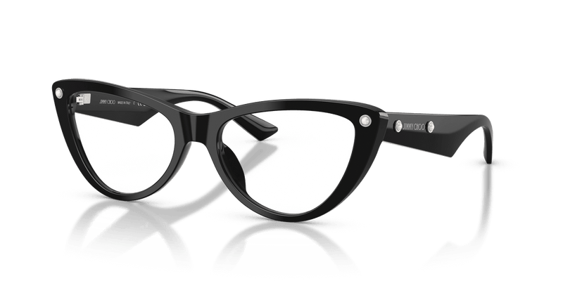 Jimmy Choo JC3044HU in Black / Demo Lens - Front View