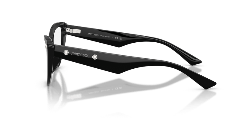 Jimmy Choo JC3044HU in Black / Demo Lens - Side View