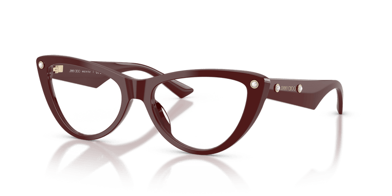 Jimmy Choo JC3044HU in Cranberry / Demo Lens - Alternate View