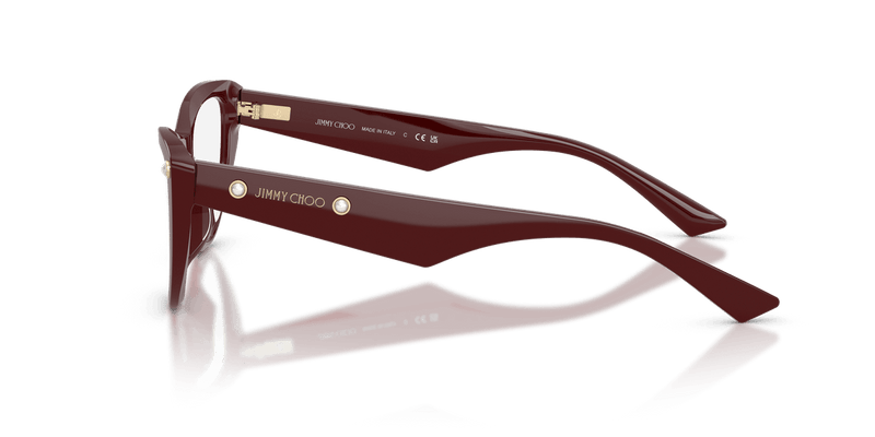 Jimmy Choo JC3044HU in Cranberry / Demo Lens - Alternate View